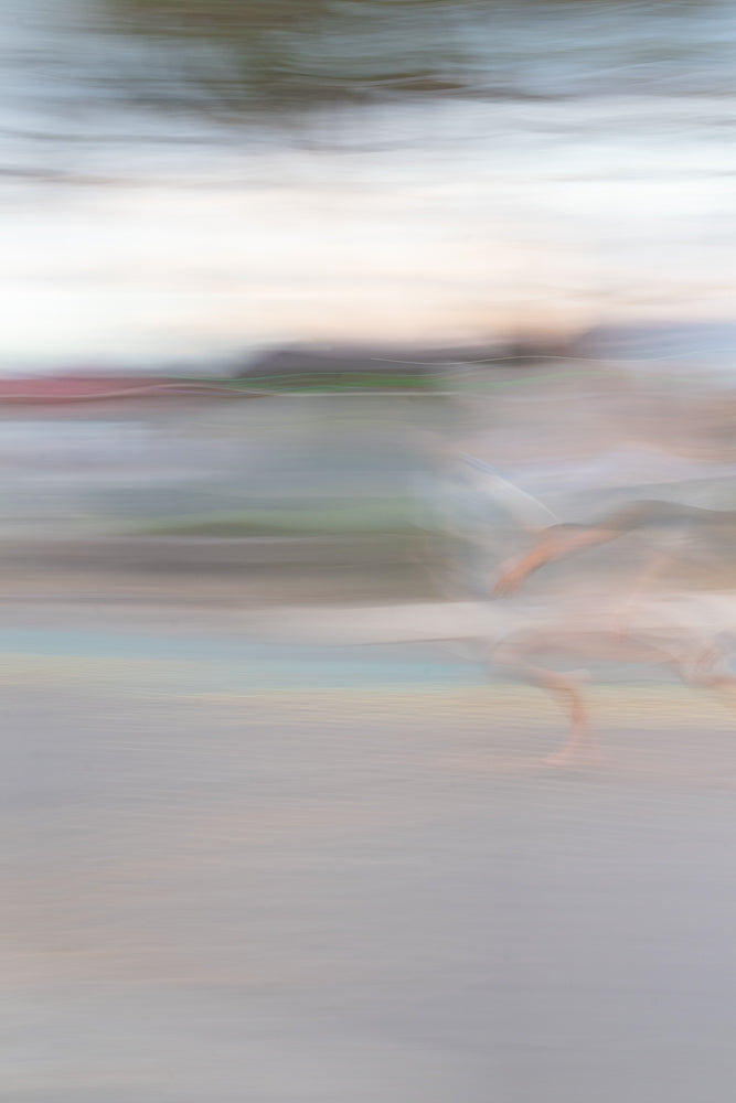 Motion blur creating abstract running movement texture background